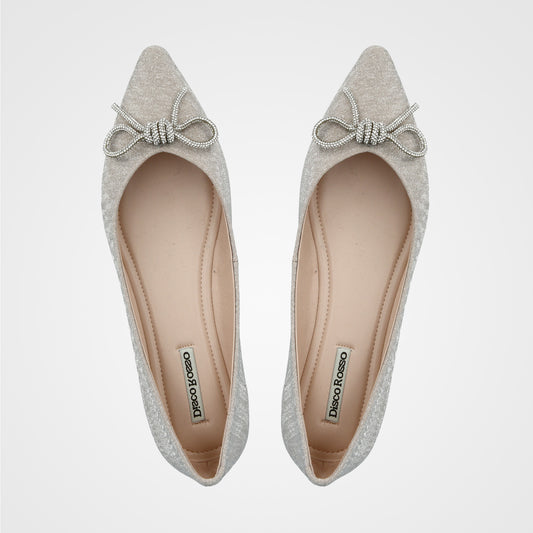 נעל כלה בלרינה קשר יהלומי - 221-600-12