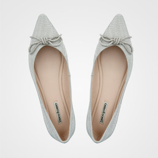 נעל כלה בלרינה קשר יהלומי - 221-600-12