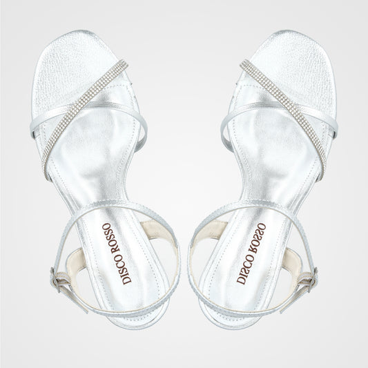 סנדל כלה X מפוסל יהלומים - 231-15006