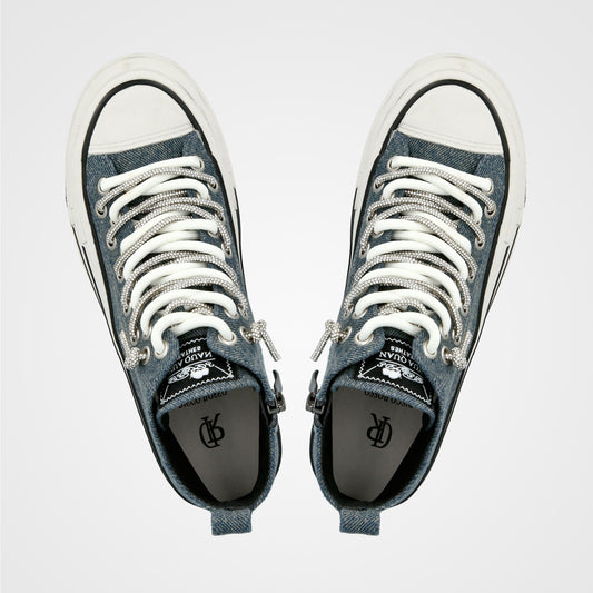 סניקרס גבוהות לנשים 3/4 שרוך יהלומים - 232-177-36