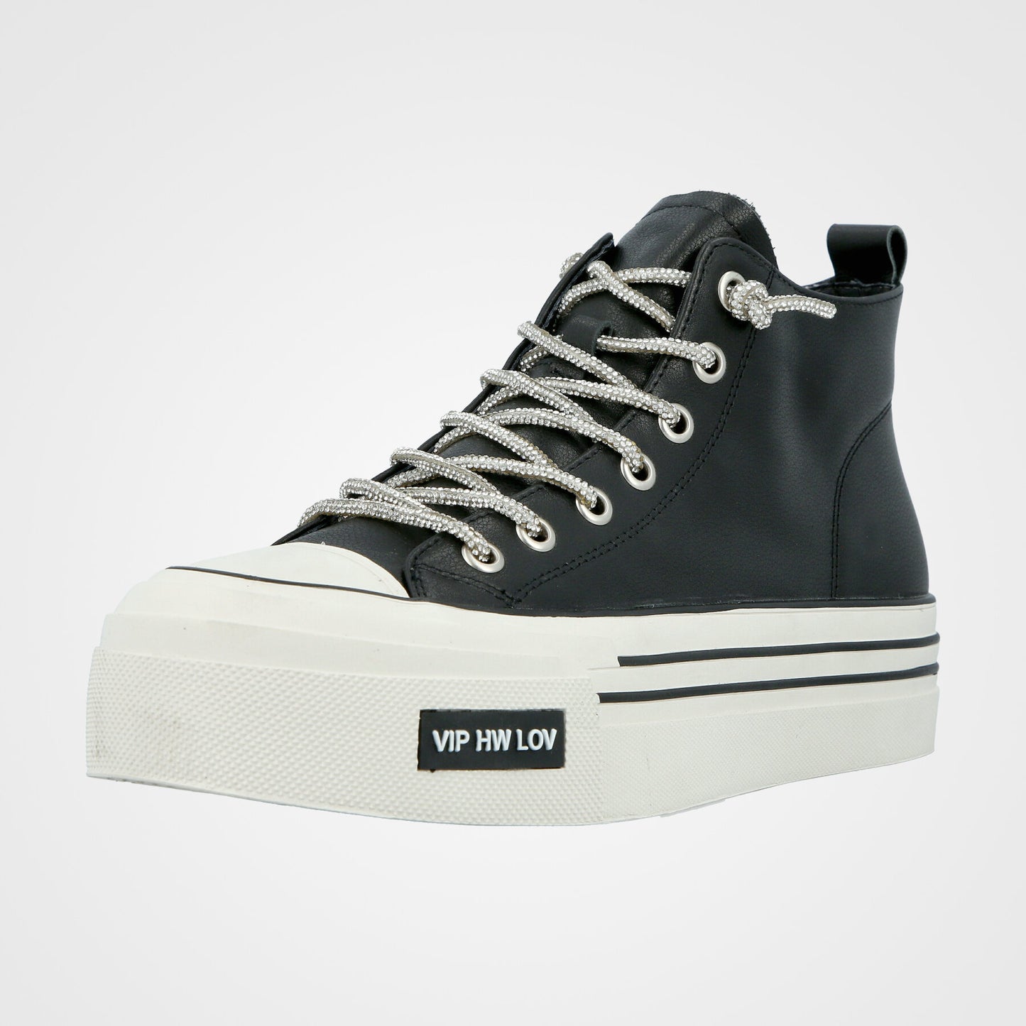 סניקרס גבוהות לנשים 3/4 שרוך יהלומים - 232-177-36