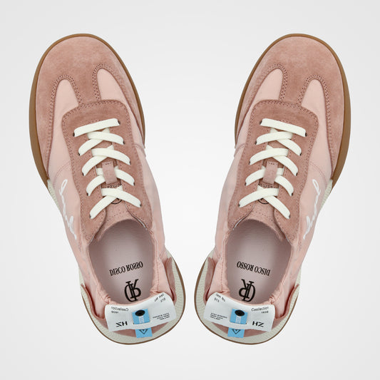 סניקרס שילוב בד כיתוב צד - 241-3-2311