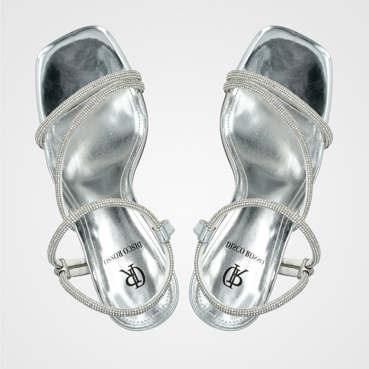 סנדל כלה יהלומים אלכסון - 241-220-32