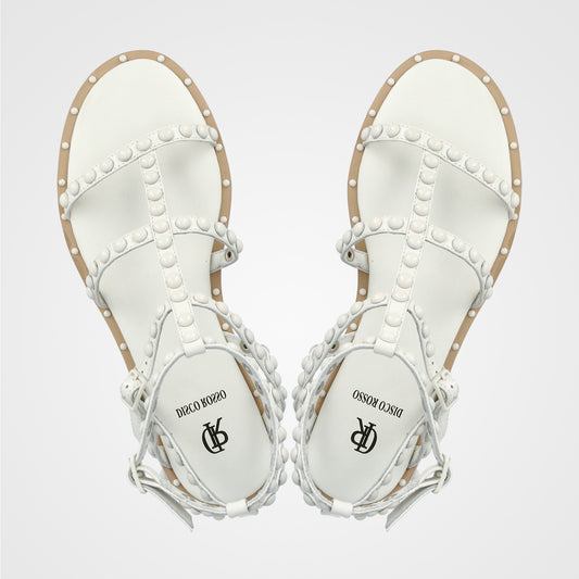 סנדל רצועות ניטים קרסול - 241-2290-1