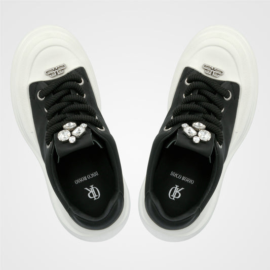 סניקרס שרוך אבנים גדולות בלשון - 241-819-6