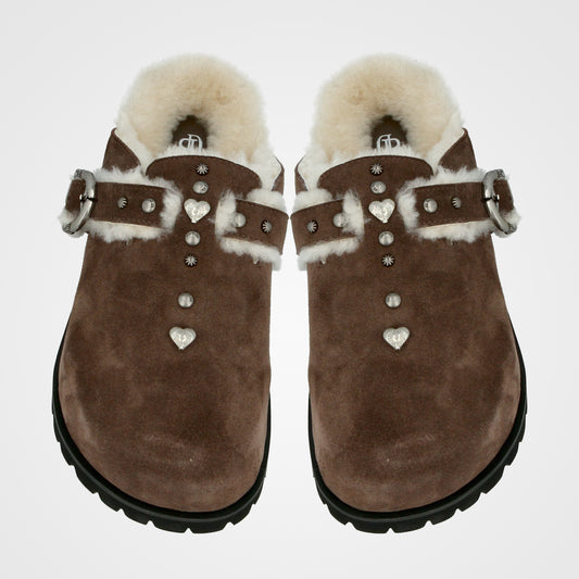 כפכף פרווה לבבות - 242-2816-1