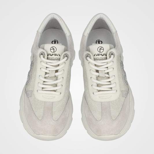 סניקרס כיתוב צד יהלומים - 242-6701-8