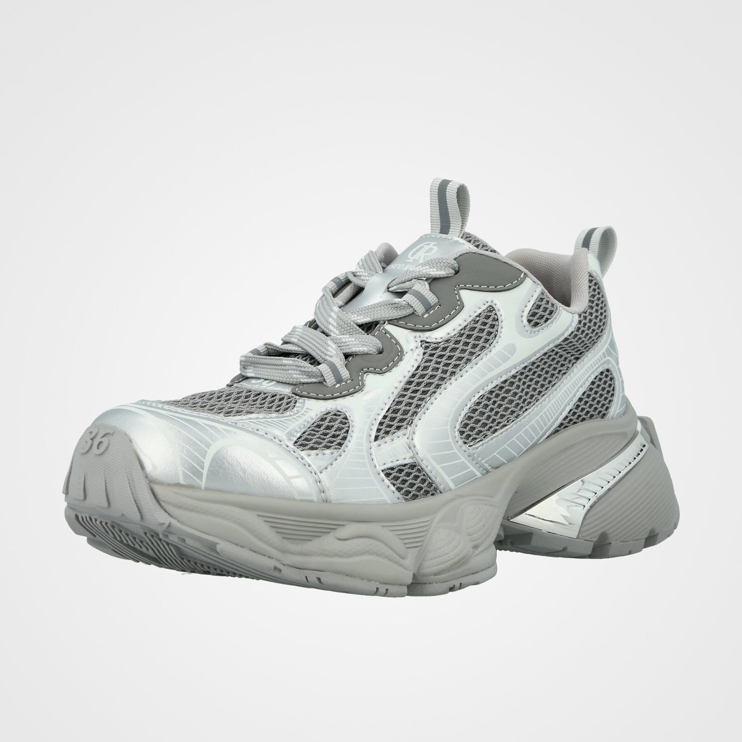 סניקרס אופנתי שילוב רשת - 242-86815