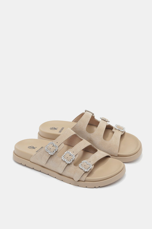 כפכף 3 רצועות אבזם אבנים 261-8379-5