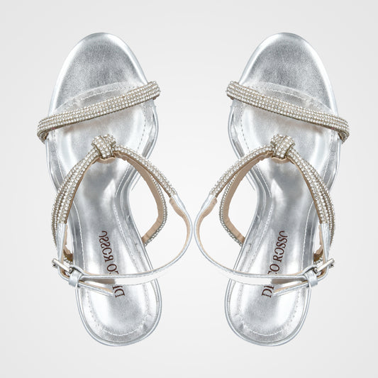 סנדל כלה 2 פסים טיליק יהלומים 12211-1752