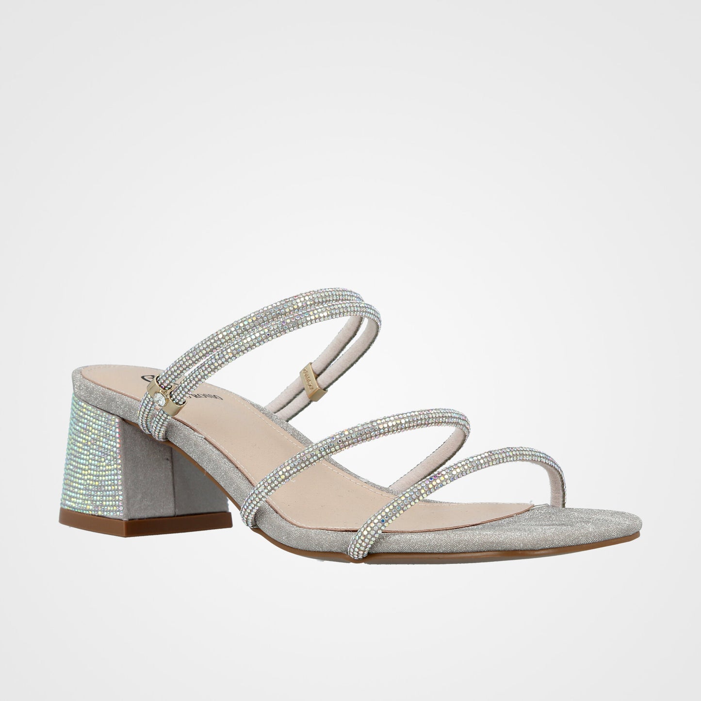 סנדל כלה 4 רצועות אבנים - 231-2321-2