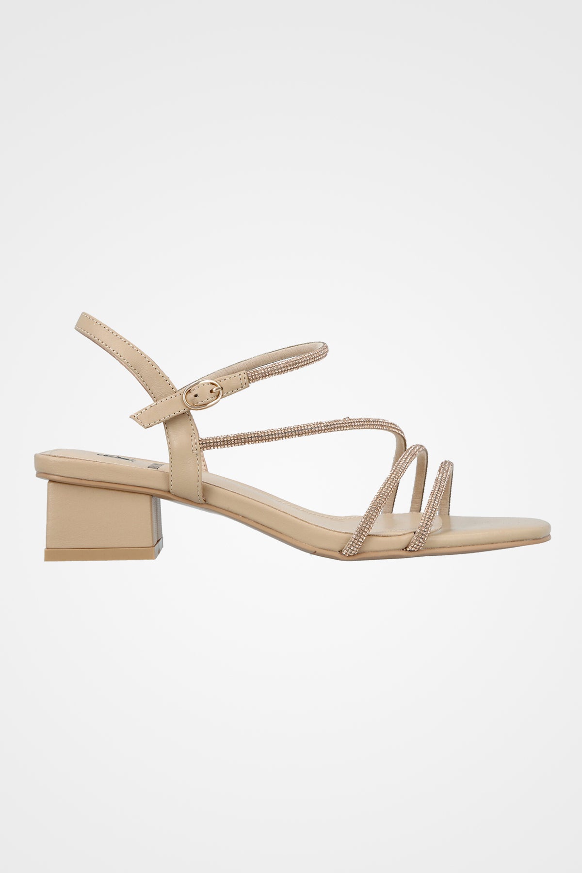 סנדל כלה רצועות אלכסון יהלומים - 232-310-21