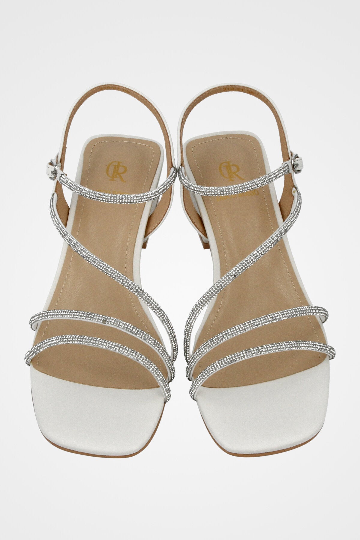 סנדל רצועות אלכסון יהלומים 232-310-21