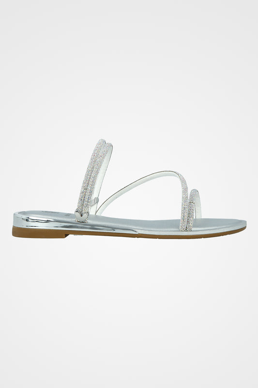 כפכף סנדל כלה רצועות יהלומים - 241-8288-5