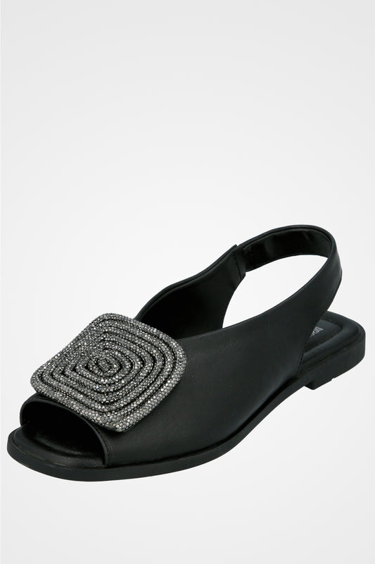 סנדל אבזם מרובע יהלומים 251-50395-6