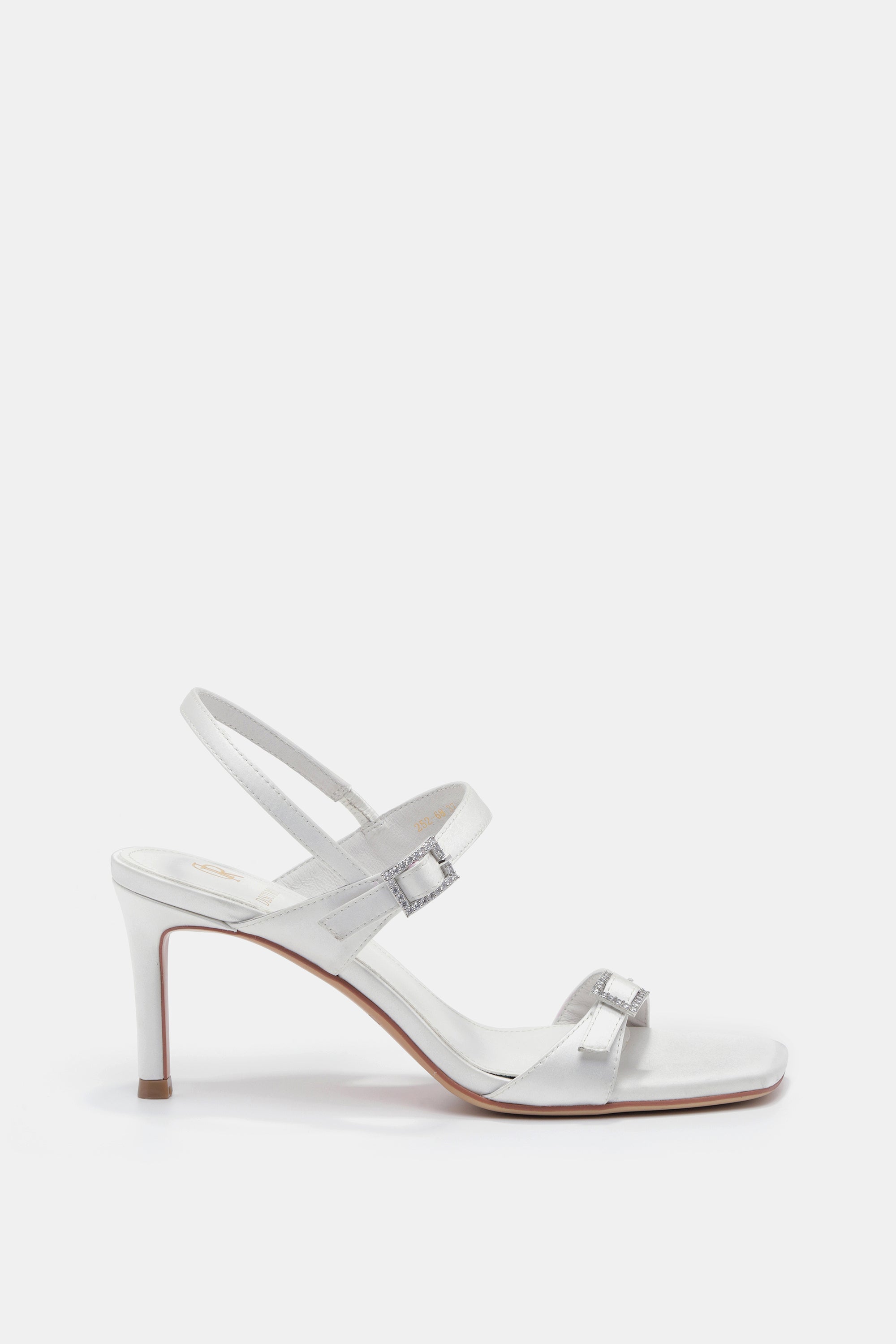 סנדל  2 פסים אבזם יהלומים 261-252-68